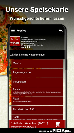 Foodies Gladenbach Screenshot 3