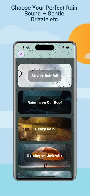 RainSomnia-Peaceful Rain Sound Screenshot 3