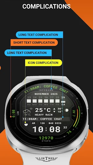 InfoBank Watch Face 137 Screenshot 3