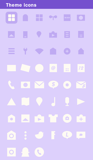 Wallpaper Simple Pastel Color (Lavender) Theme Screenshot 3