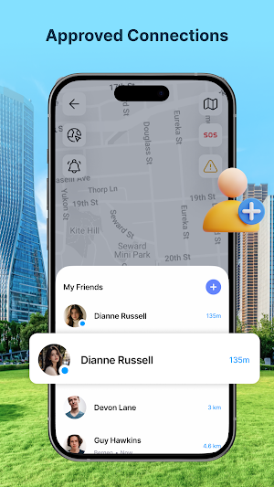 GPS Location Sharing on Phone Screenshot 2