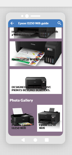 Epson l3250 wifi instruction Screenshot 1