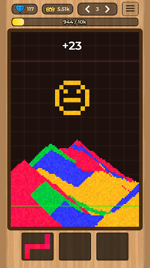 Sand Puzzle: From Wall to Wall Screenshot 0