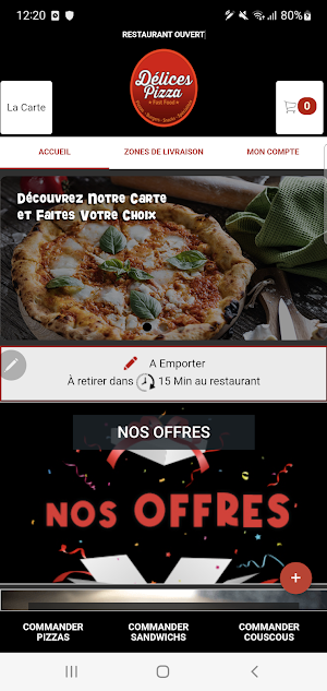 Delices Pizza Bonnieres Screenshot 1
