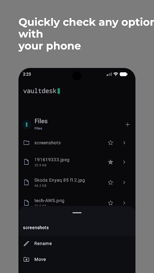 Vault Desk - Encrypted storage Screenshot 3