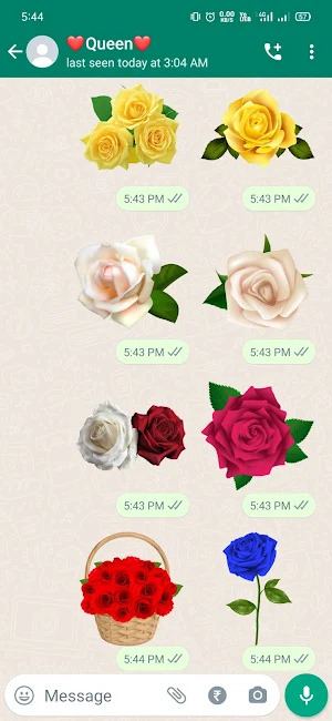 WASticker: Love Roses Stickers Screenshot 3