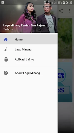 Lagu Minang - Rantau Den Pajauah Offline Screenshot 1