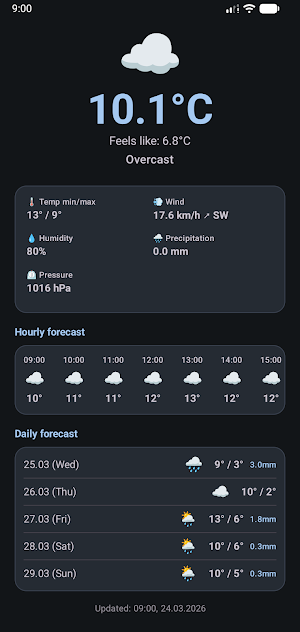 Mountain Weather Screenshot 0