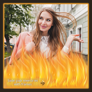 Fire Photo Frame Editor Screenshot 3