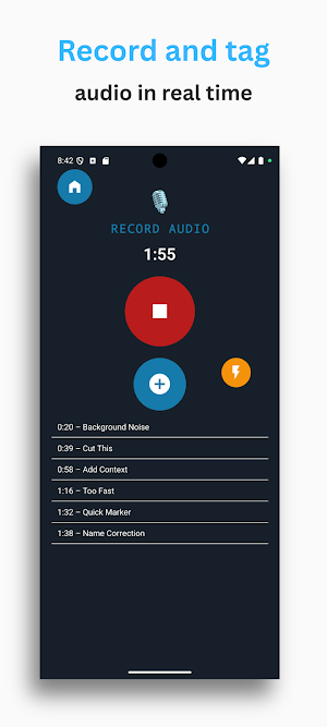 Markr: Record, Timestamp Audio Screenshot 2