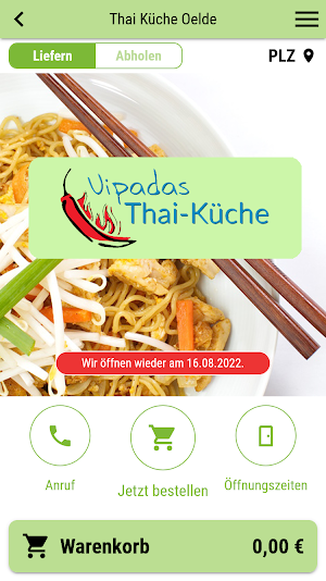 Thai Küche Oelde Screenshot 0