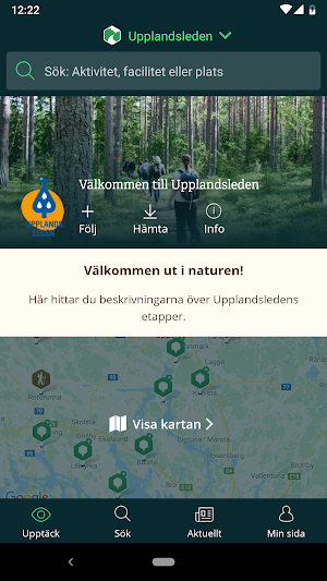Upplandsleden på Naturkartan Screenshot 0