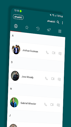 sPeakUC Screenshot 3