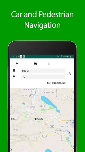 Tbilisi Offline Map and Travel Guide Screenshot 1