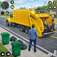 US Real Trash Truck Driver Sim