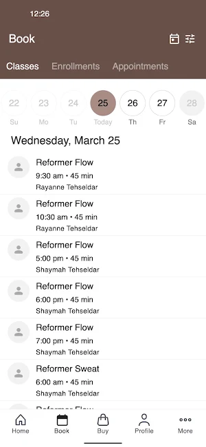 Next Phase Pilates Screenshot 1