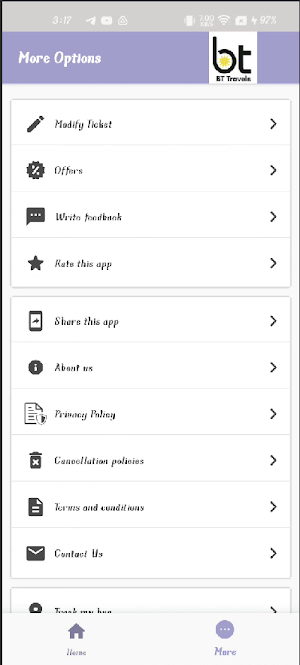 BT Travels Screenshot 2