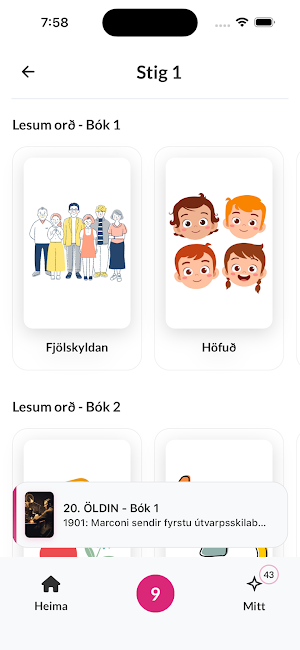 Heimalestur Screenshot 1
