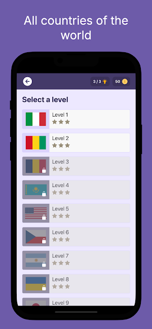Country flags - quiz Screenshot 1