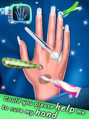 Hand Skin Doctor - Hospital Game Screenshot 1
