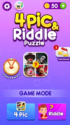 4 Pics 1 Word: Guessing Games Screenshot 0