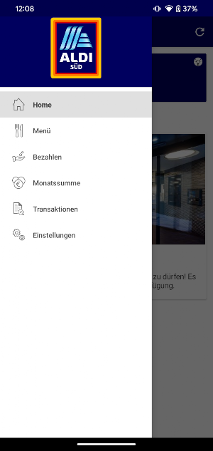 Aldi Süd Canteen Screenshot 0