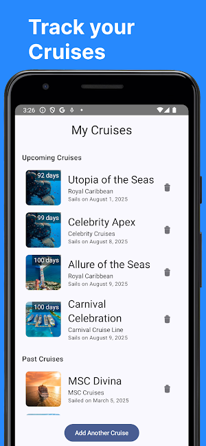 Cruise Countdown & Picker Screenshot 2