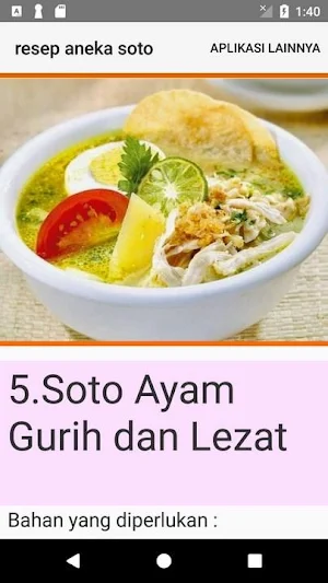 Soto recipe Screenshot 3