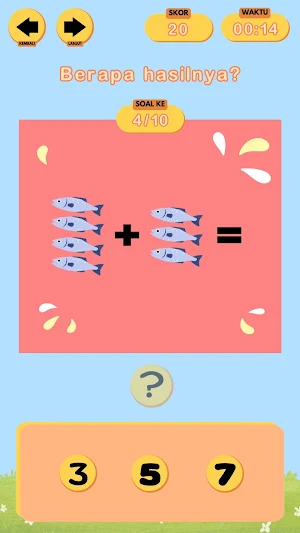 Game Belajar Penjumlahan Screenshot 3
