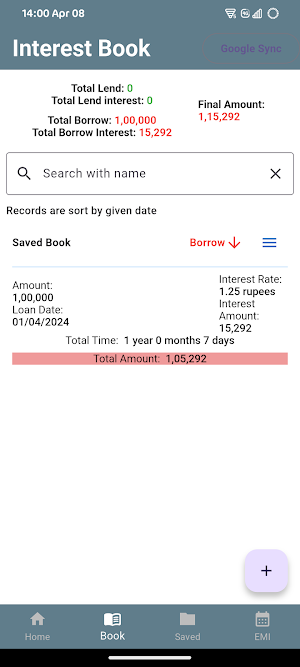 Interest Calculator EMI Vaddi Screenshot 1