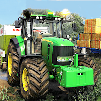 US Farming Tractor Game 3D