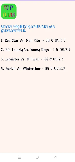 Betting Tipster - Sure Odds Screenshot 3