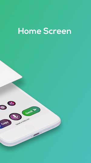 WhatsMic Keyboard: Voice to Text Converter App Screenshot 1