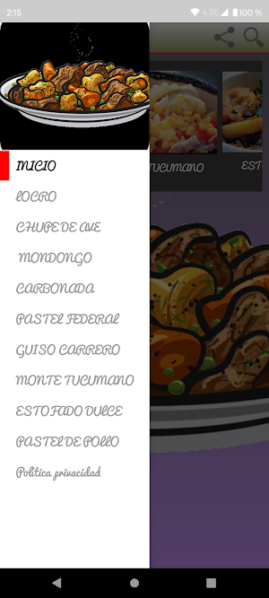 Pasteles de fuente Screenshot 0