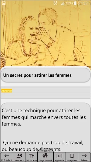 Les techniques de drague pour attirer les femmes Screenshot 2