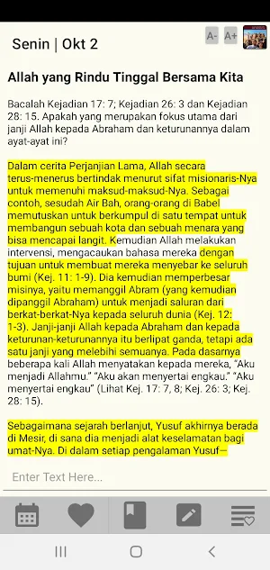 Belajar Sekolah Sabat Screenshot 2