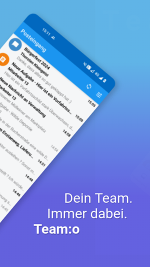 Team:o - Teamorganisator Screenshot 1