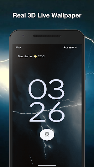 Lightning Strike Wallpaper Screenshot 2
