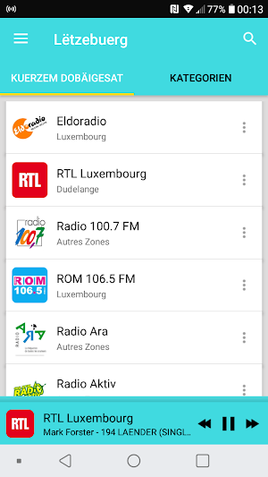 Radio Luxembourg Screenshot 0