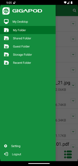 GIGAPOD6 Screenshot 1