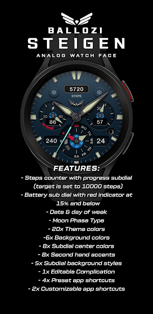 BALLOZI STEIGEN Watch Face Screenshot 1