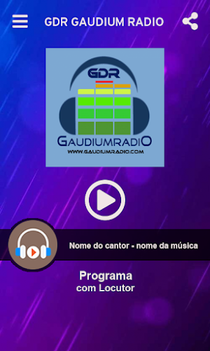 GDR GAUDIUM RÁDIO Screenshot 1
