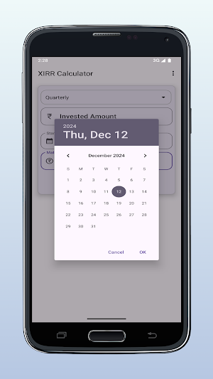 XIRR Calculator Screenshot 3