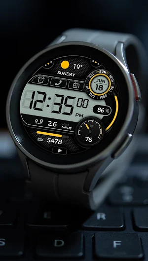 Smart Digital Watch Face Screenshot 0