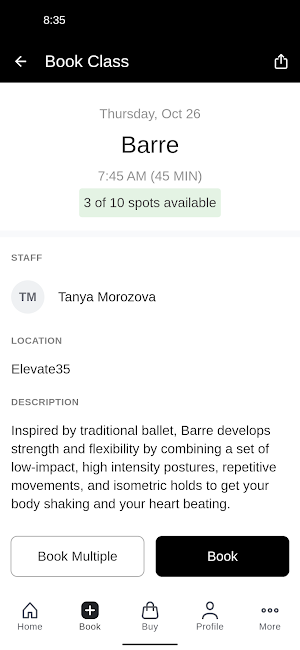 Elevate35 Screenshot 2