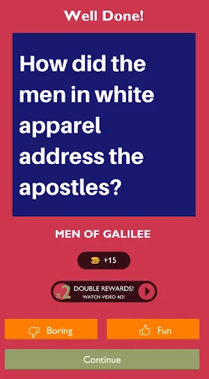 Bible Quiz On Acts Chap 1-14 Screenshot 3