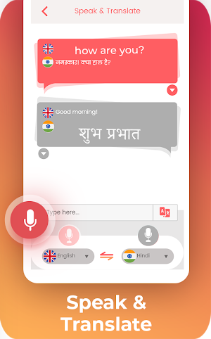 Hindi English Translator Keyboard -Chat translator Screenshot 2
