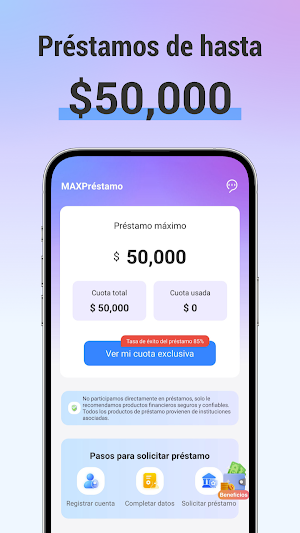 MAXPréstamo-Crédito Loan Screenshot 0