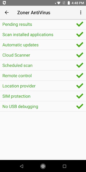 Zoner Mobile Security Screenshot 1