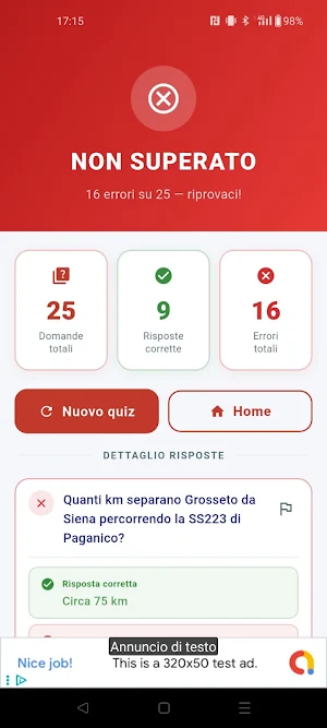 Quiz Taxi & NCC Toscana Screenshot 2